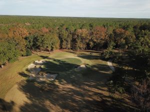 Fallen Oak 14th Aerial Of Green